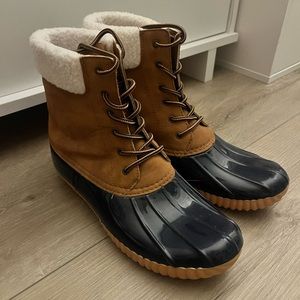 Never worn duck boots!